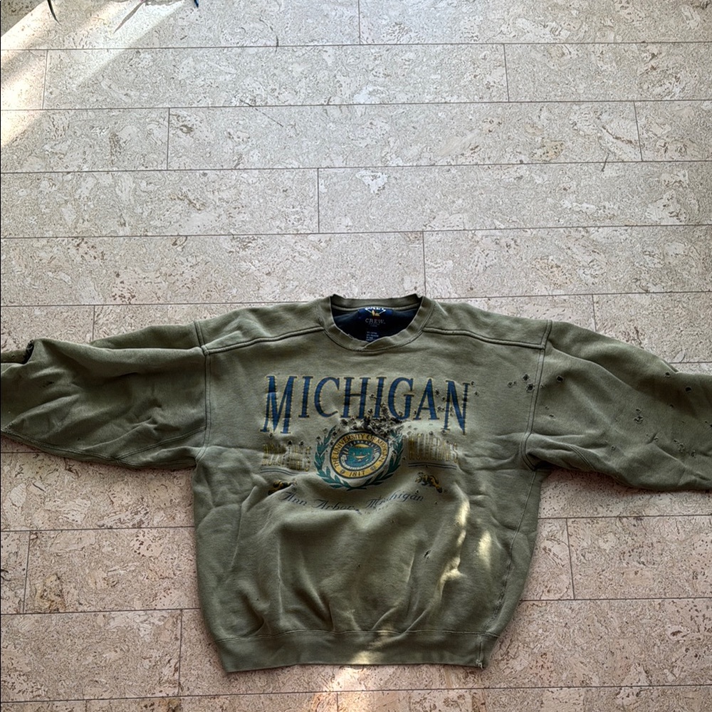 Vintage Michigan Wolverines Football Crew sweater